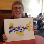 Bryan honored me with his artwork.