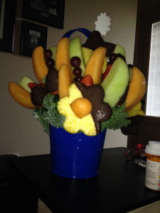 Edible Arrangement, from my co-worker. Delicious!